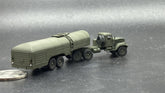 1/144 Ukrainian KrAZ-258 Fuel Tanker Truck Painted Finished Model
